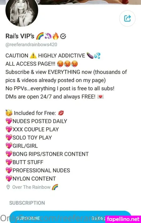 Reeferandrainbowsrai OnlyFans Thumbnail #RC6ZU6a6hn