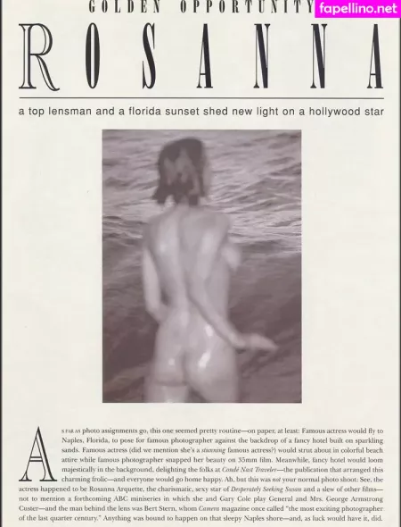 Rosanna Arquette OnlyFans Thumbnail #R40Aegk0Et