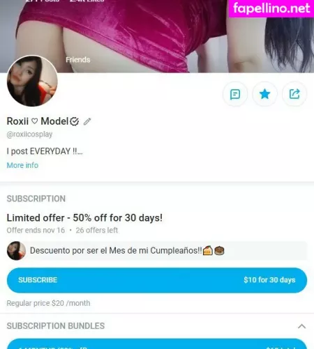 Roxiicosplayfree OnlyFans Thumbnail #Sd3K9VOkpN