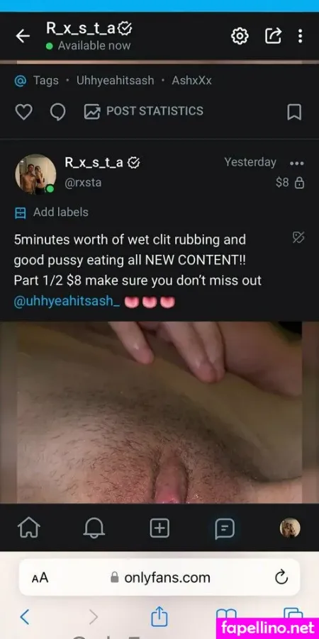 Rxsta OnlyFans Thumbnail #GOBEAjhE4C