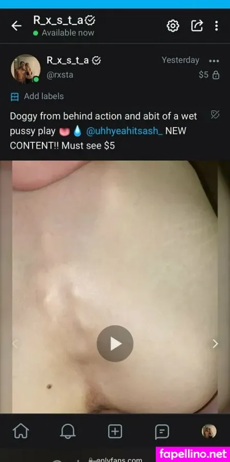 Rxsta OnlyFans Thumbnail #SWYxZkqdLp