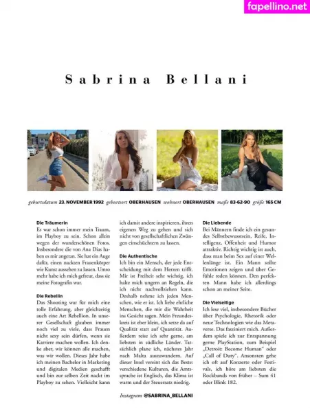 Sabrina Bellani OnlyFans Thumbnail #igwt40zuQ7