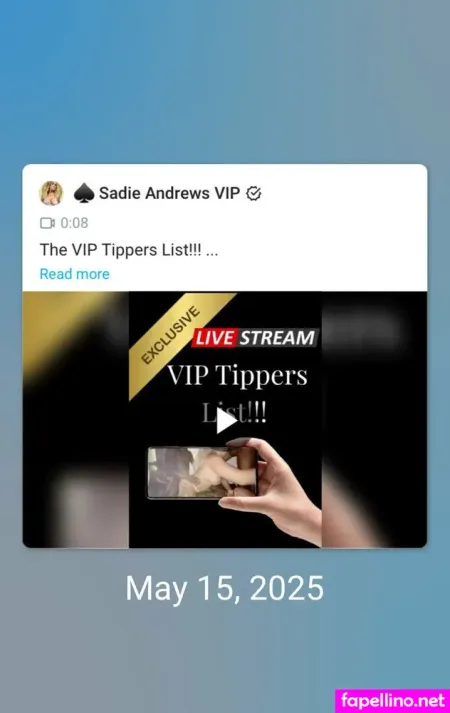 Sadieandrewsvip OnlyFans Thumbnail #exXdHfmm2e
