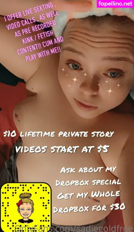 Sadiegoldfree OnlyFans Thumbnail #cP547KJOHT