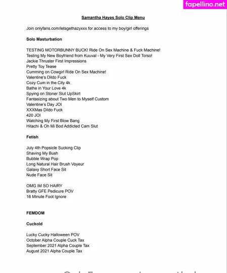 Samanthahayes OnlyFans Thumbnail #vyHCJrK2gC