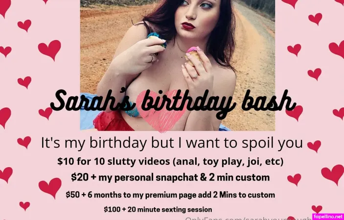 Sarahyournaughtygirl69 OnlyFans Thumbnail #h1XGt3QvO2