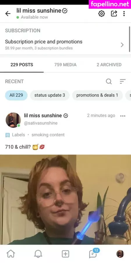 Sativasunshinefree OnlyFans Thumbnail #TUtGVmFojm