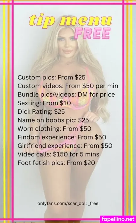 Scar Doll Free OnlyFans Thumbnail #ae0Zr7MPBL