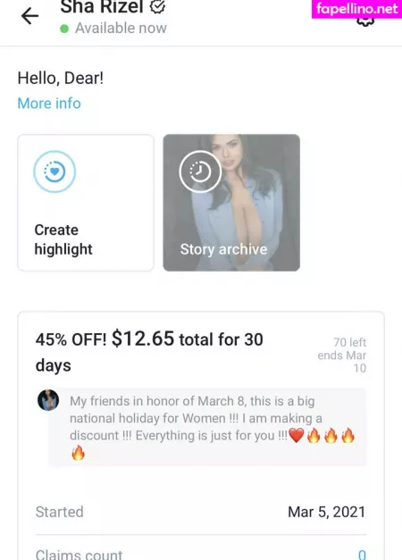 Sharizelka OnlyFans Thumbnail #hf4cR3P1nJ