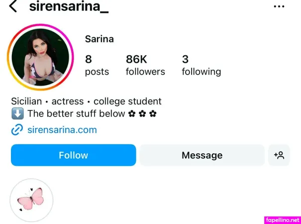 Sirensarina OnlyFans Thumbnail #eVnG6H7CEE