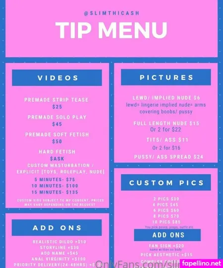 Slimthicash OnlyFans Thumbnail #rOAqx9ygJ1