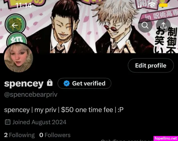 Spencexbear OnlyFans Thumbnail #prNyEo7O4W