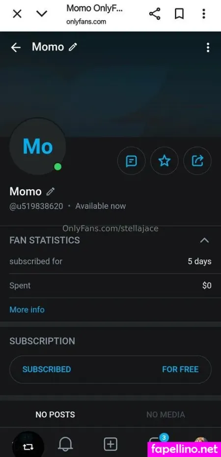 Stellajace OnlyFans Thumbnail #c6Tg0LWlpT