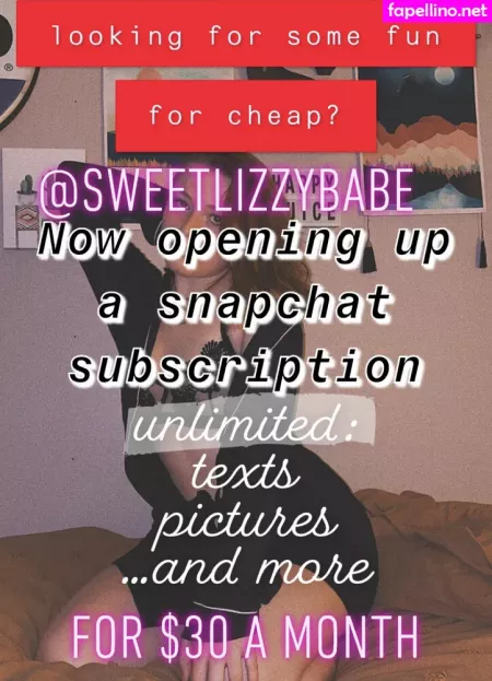 Sweetlizzybabe OnlyFans Thumbnail #TDGZeZUfN2