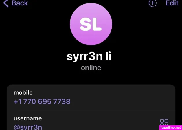 Syrr3n OnlyFans Thumbnail #tCm211dHI7