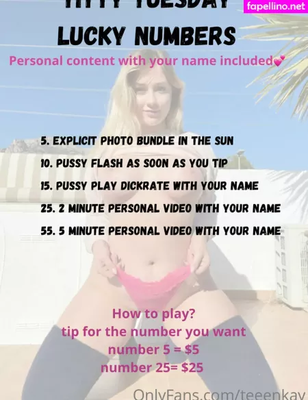 Teeenkay OnlyFans Thumbnail #hMHIYiN4oO