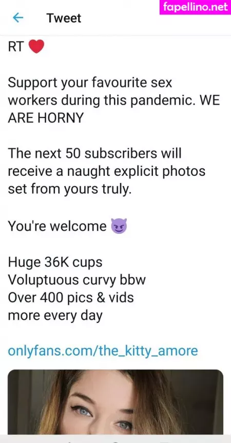 The Kitty Amore Free OnlyFans Thumbnail #hMOGGehufX