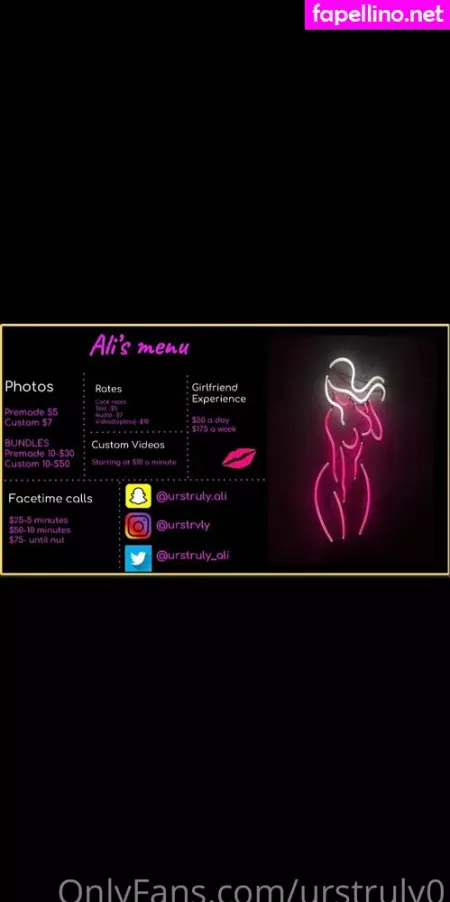 Urstruly Ali OnlyFans Thumbnail #OJeIsX3s1A