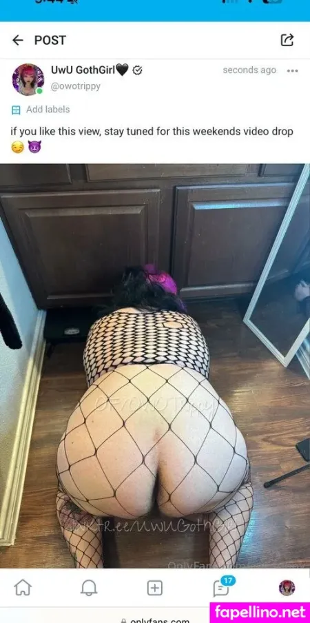 Uwu Gothgirl OnlyFans Thumbnail #AIJsSm5YfS