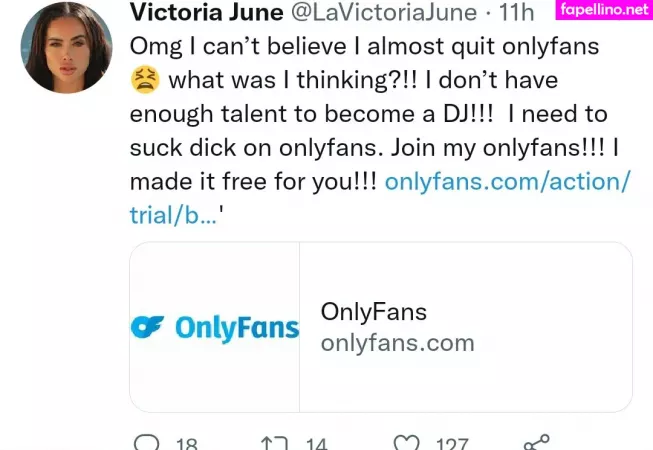Victoria June OnlyFans Thumbnail #ViwBzvcENc