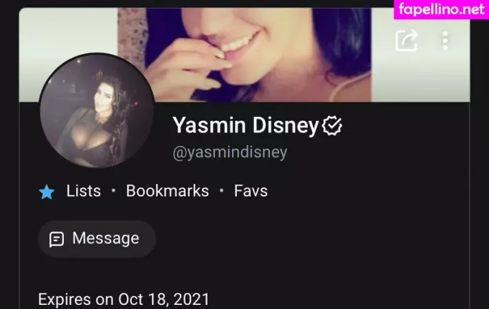 Yasmin Disney OnlyFans Thumbnail #BjDulZ4WOQ