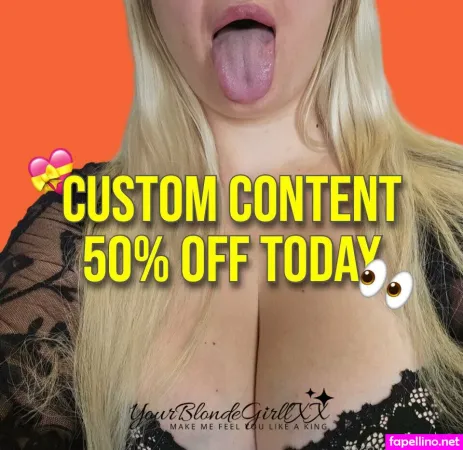 Yourblondegirllxx OnlyFans Thumbnail #kWS5t5Ygz6