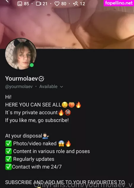 Yourmolaev V OnlyFans Thumbnail #TgKsI1xaFK